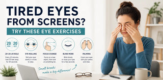 Tired Eyes from Screens? Try These Eye Exercises👀