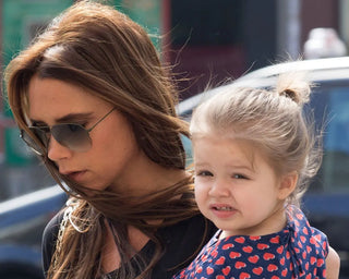 victoria beckham Shared a Rare Old Photo of Daughter Harper on Easter
