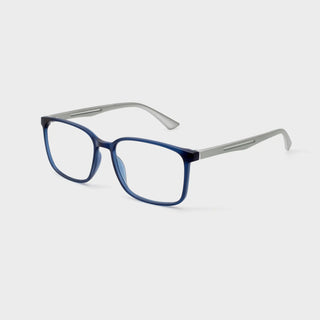 Axis Pack of Two Madison Avenue Glasses#Matt Black+Matt Blue