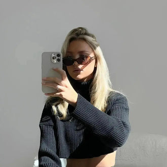 Dakota johnson Madison Avenue Sunglasses#Brown