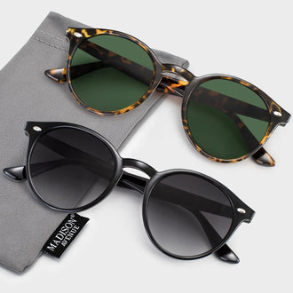 KAMALA Madison Avenue Sunglasses#Green+Black