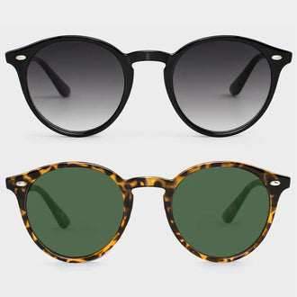 KAMALA Madison Avenue Sunglasses#Green+Black