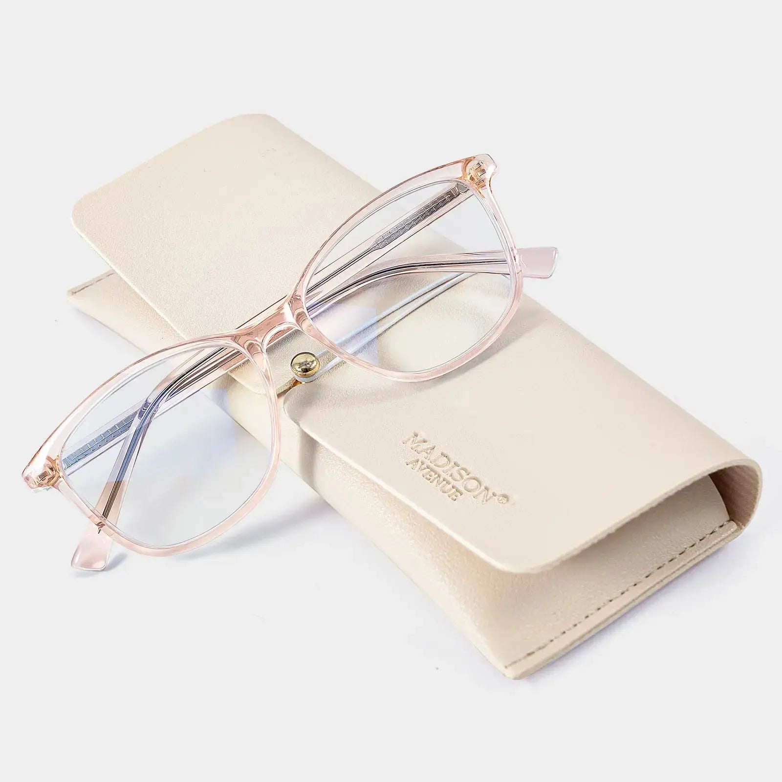 Serene Madison Avenue GlassesTransparent brown