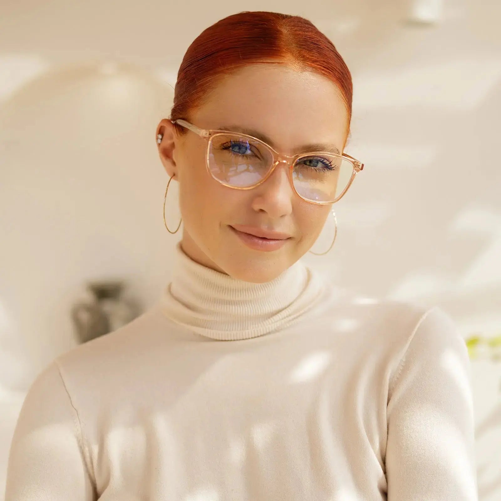 Serene Madison Avenue GlassesTransparent brown